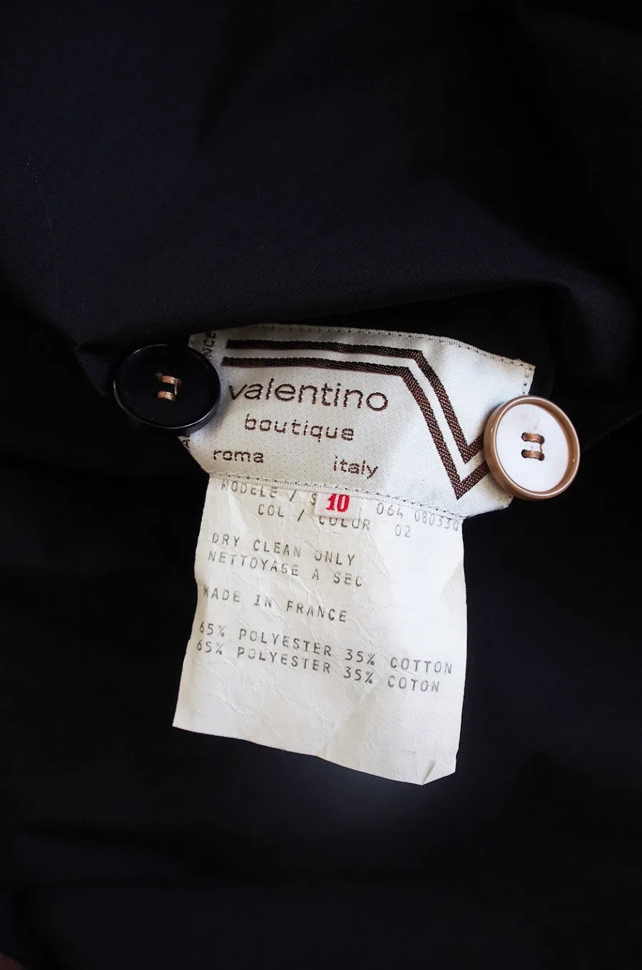 1970s Unworn Reversible Valentino Trench