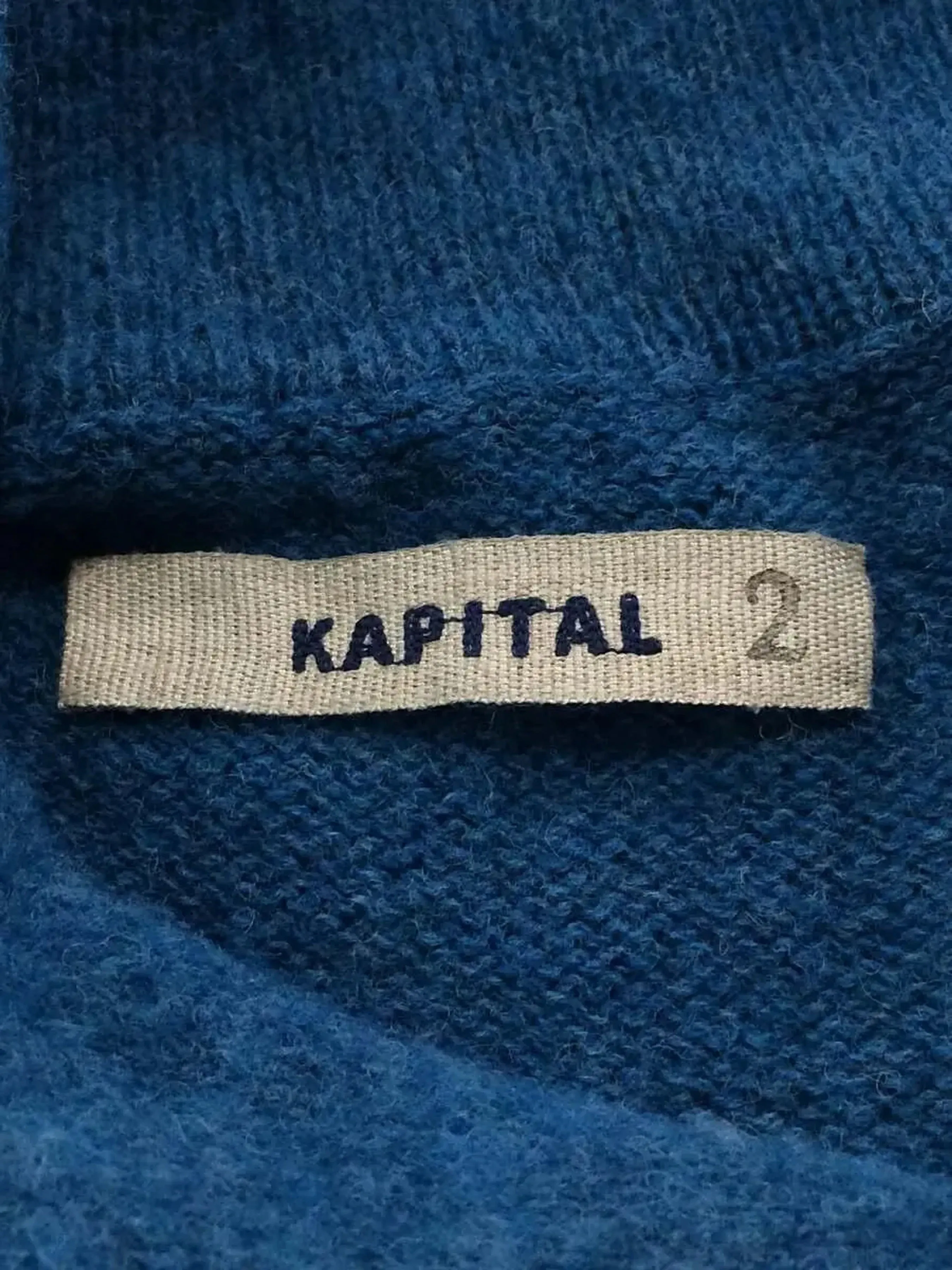 [2] Kapital Wool Shawl Collar Cardigan Sweater