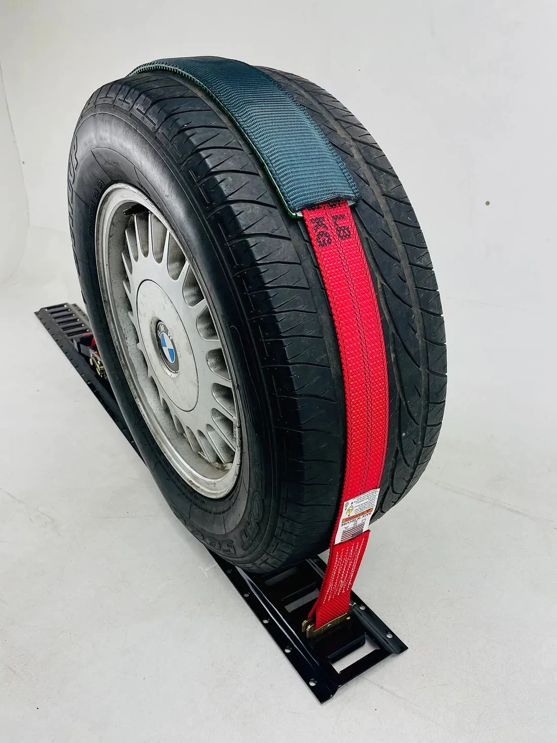 2" x 11' DIAMOND WEAVE 3 POINT HD Ratchet Wheel Strap With 2' Low Profile Grip Sleeve (E-Track)