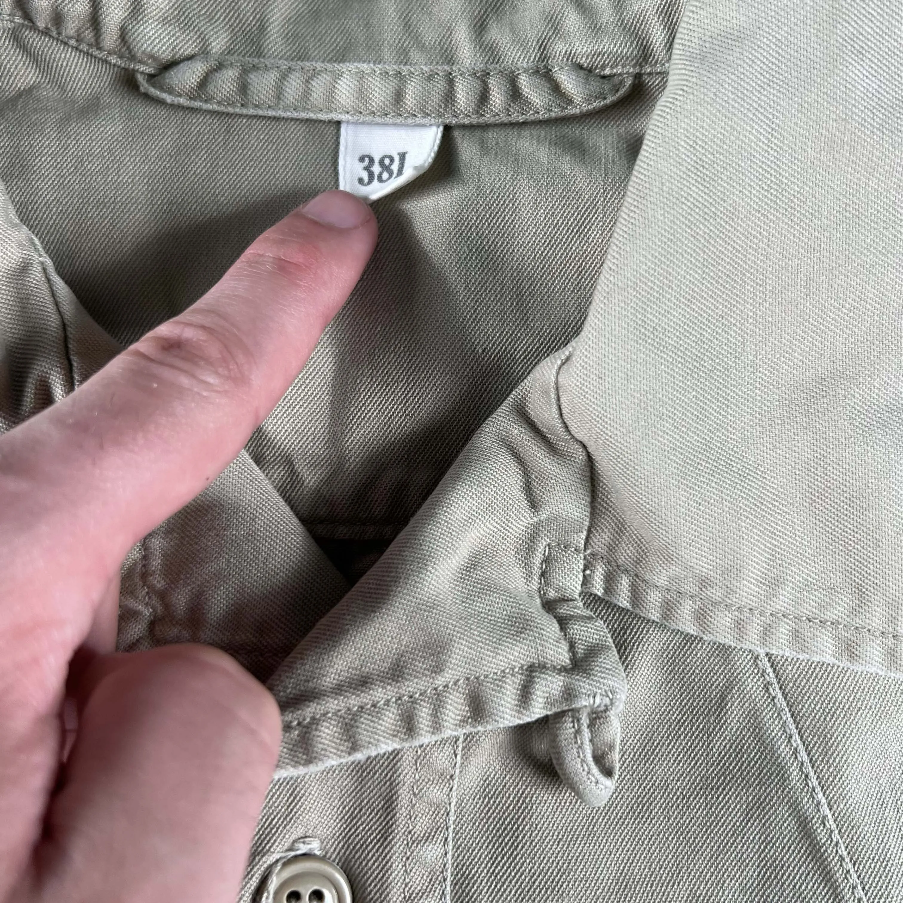50s US Army Tan Tropical Jacket- S