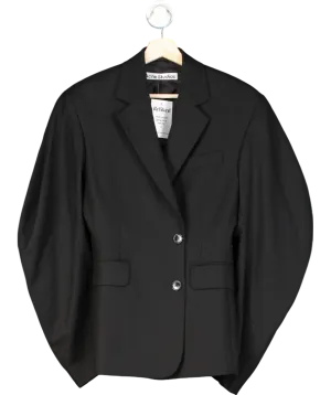 Acne Studios Black Single Breasted Blazer UK 6