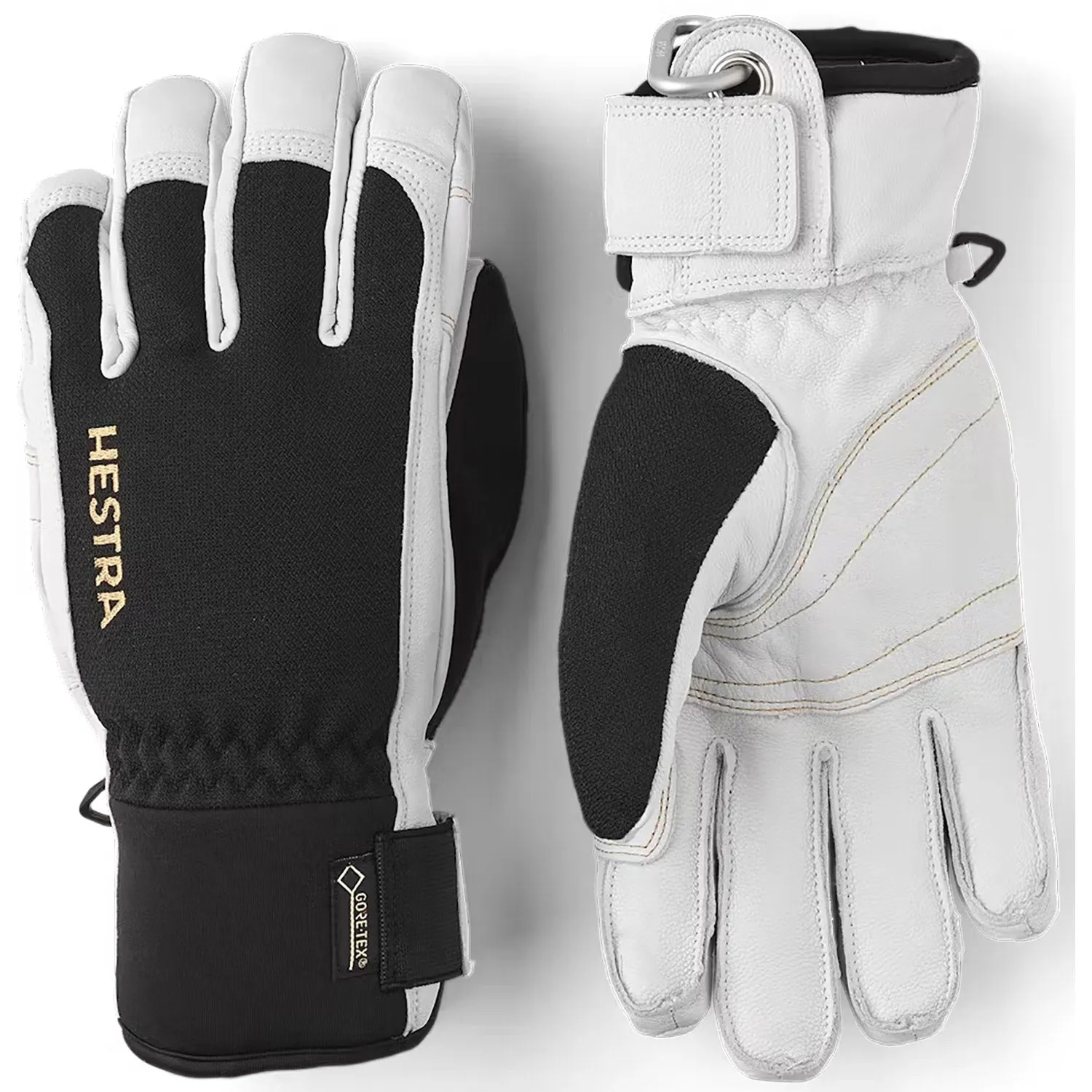 Army Leather Gore-Tex Short 5-finger Snow Glove