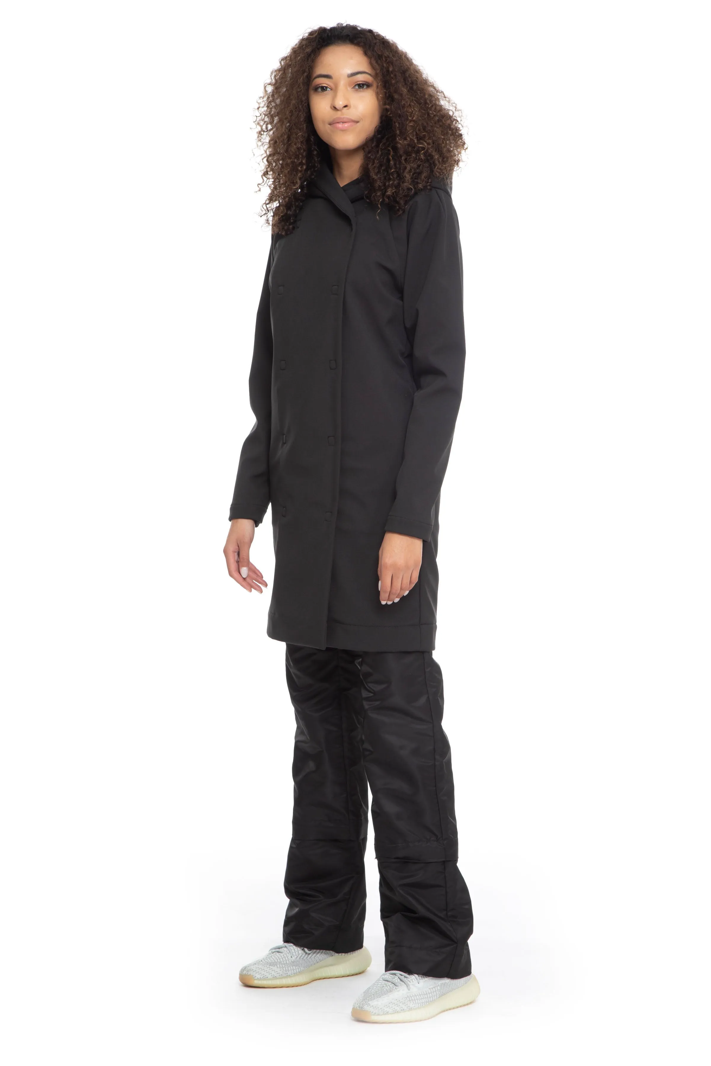 Asher Black Waterproof, Windproof, and Unisex Jacket