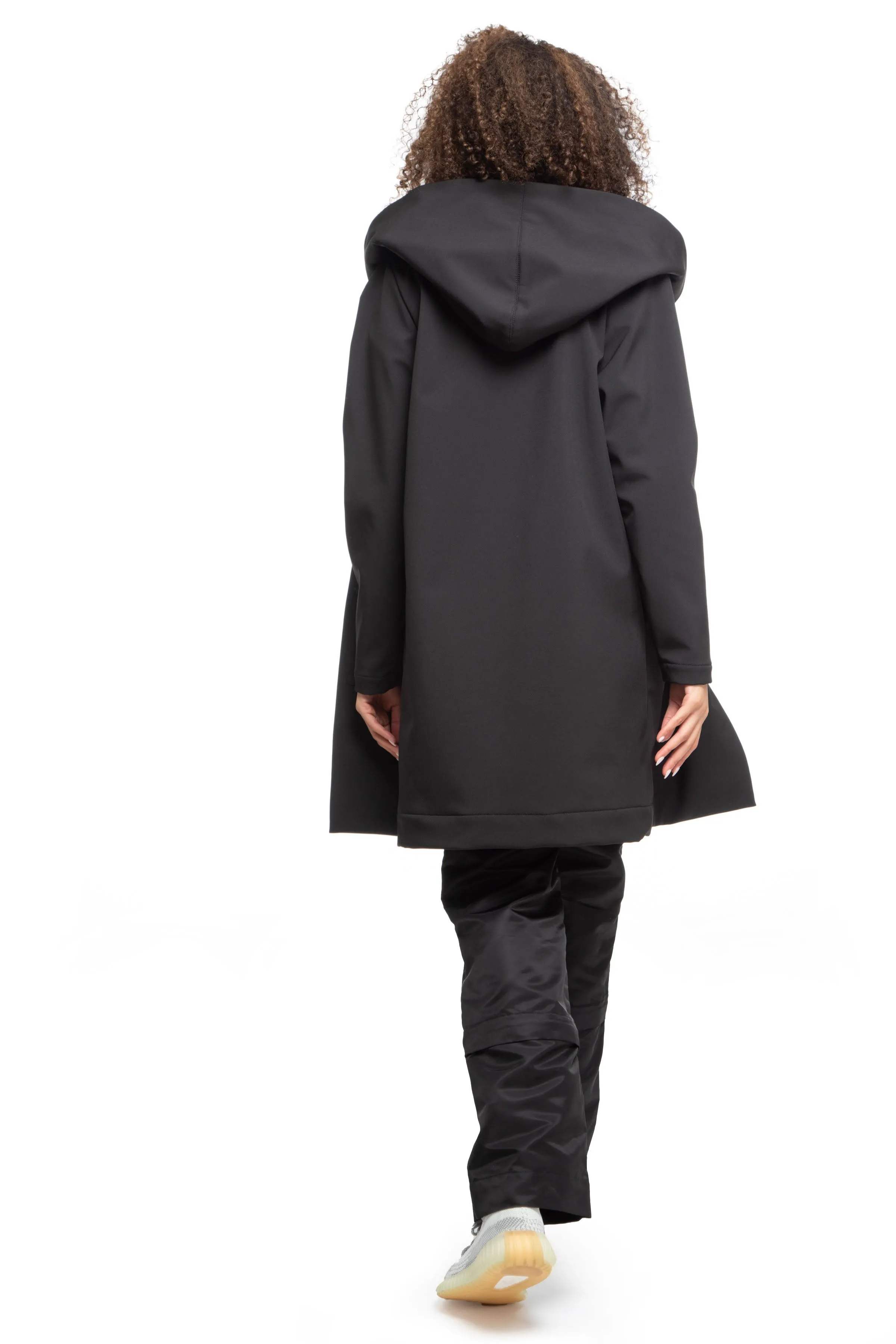 Asher Black Waterproof, Windproof, and Unisex Jacket