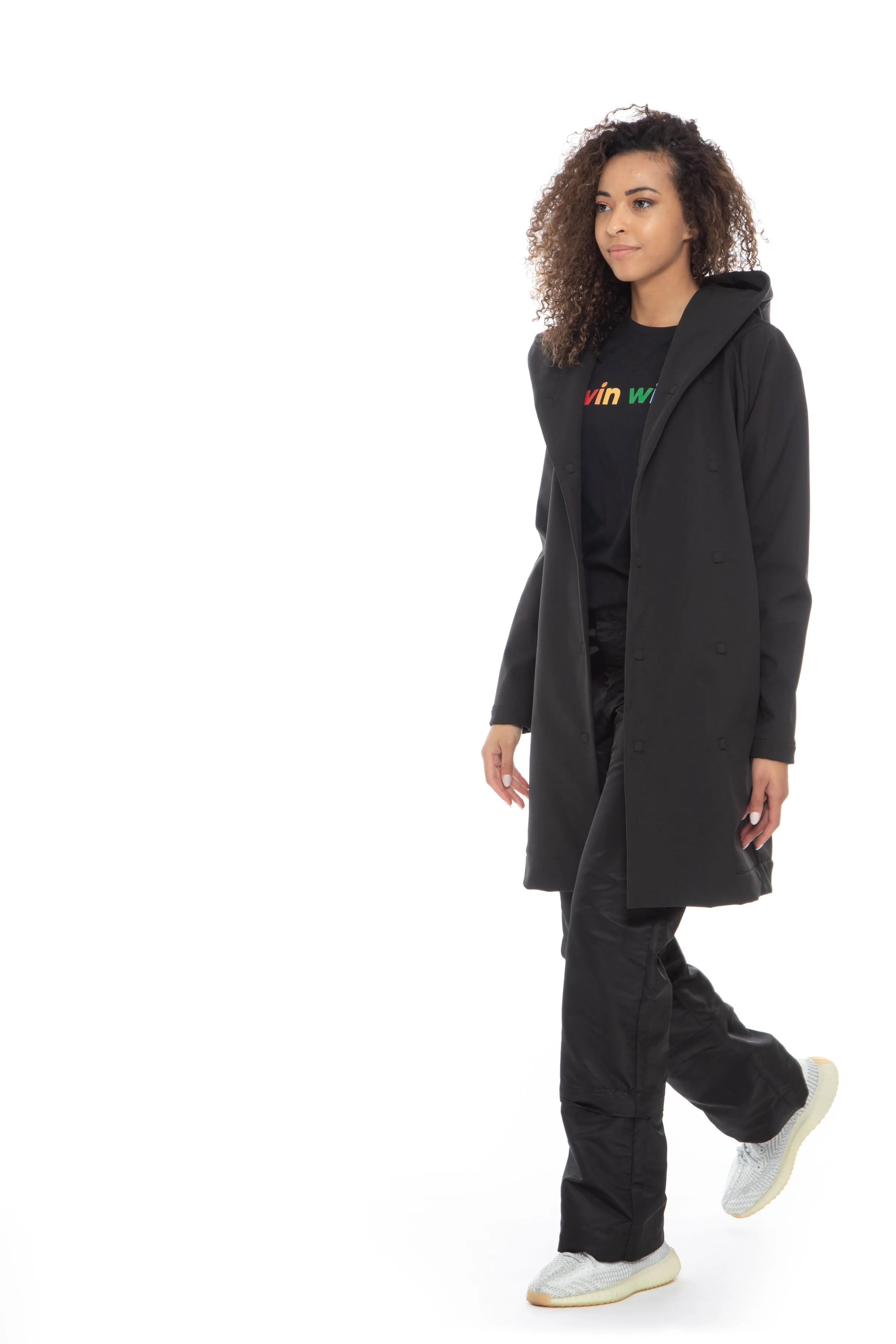 Asher Black Waterproof, Windproof, and Unisex Jacket