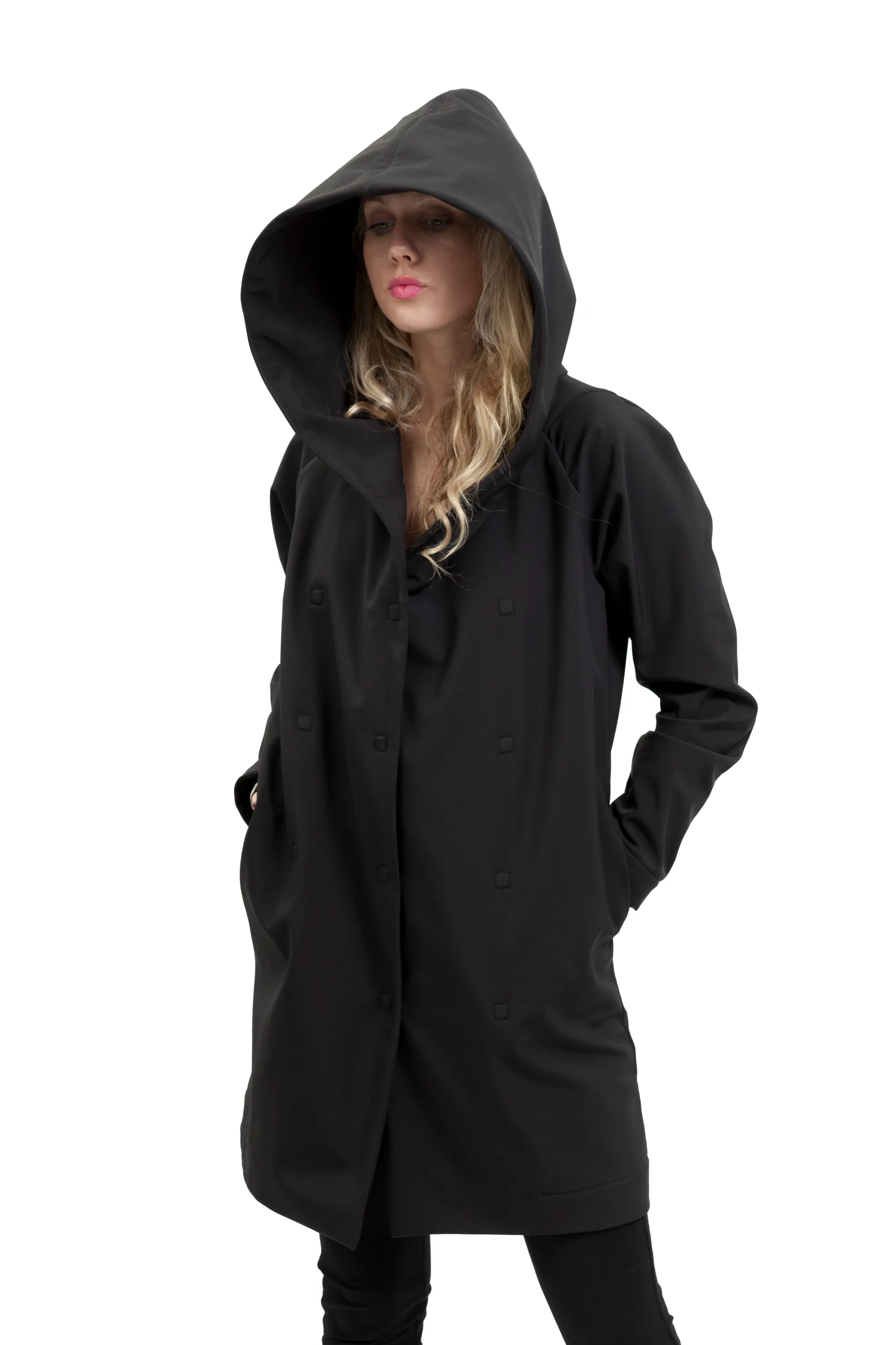 Asher Black Waterproof, Windproof, and Unisex Jacket