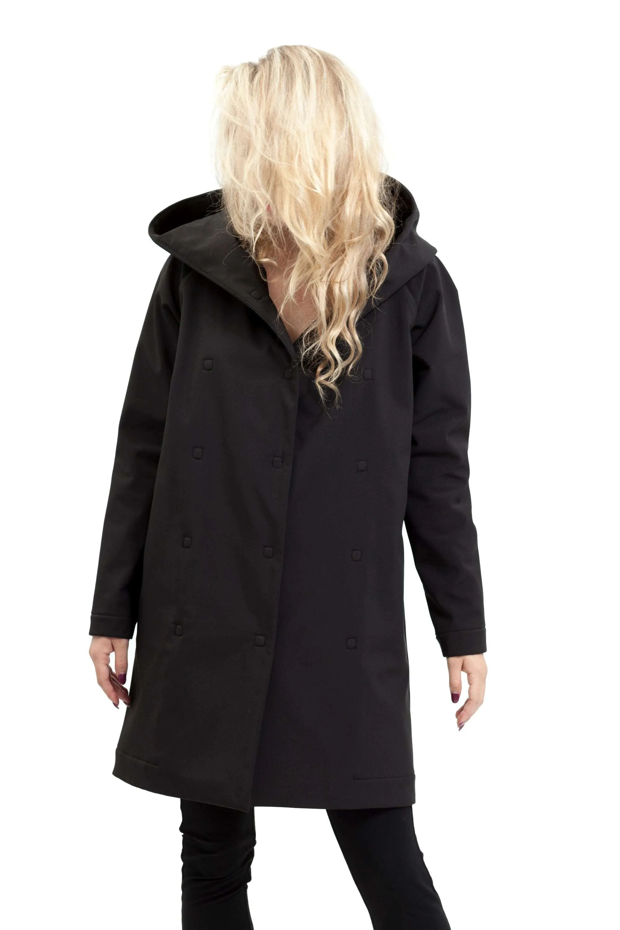 Asher Black Waterproof, Windproof, and Unisex Jacket