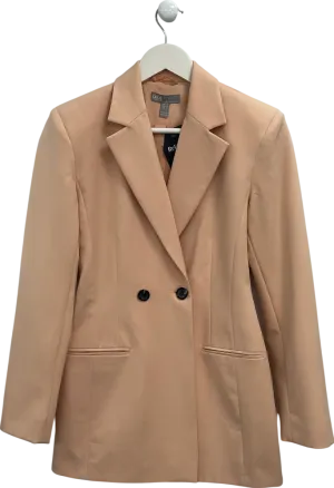 ASOS Nude Double Breasted Blazer UK 6