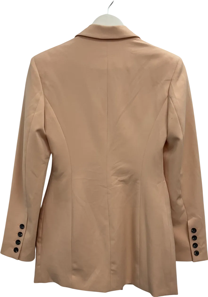 ASOS Nude Double Breasted Blazer UK 6