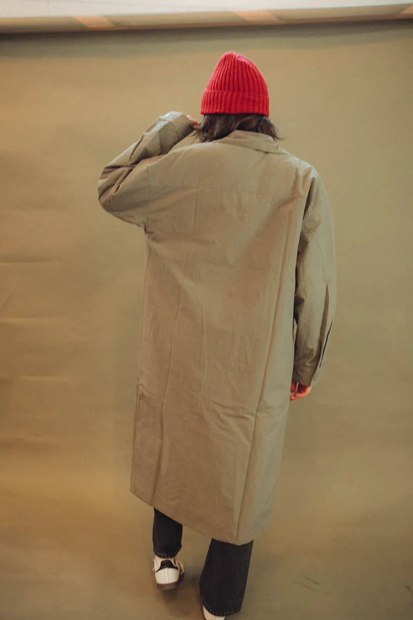 Aura Long Jackets in Olive