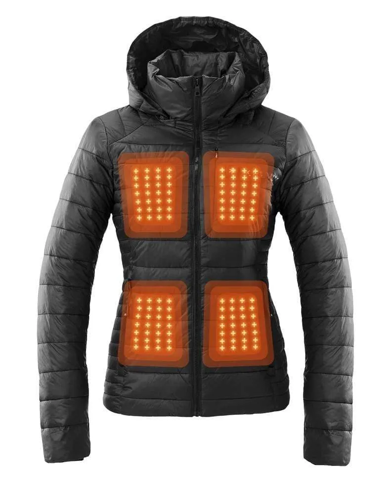 Aura Women’s Heated Jacket Black