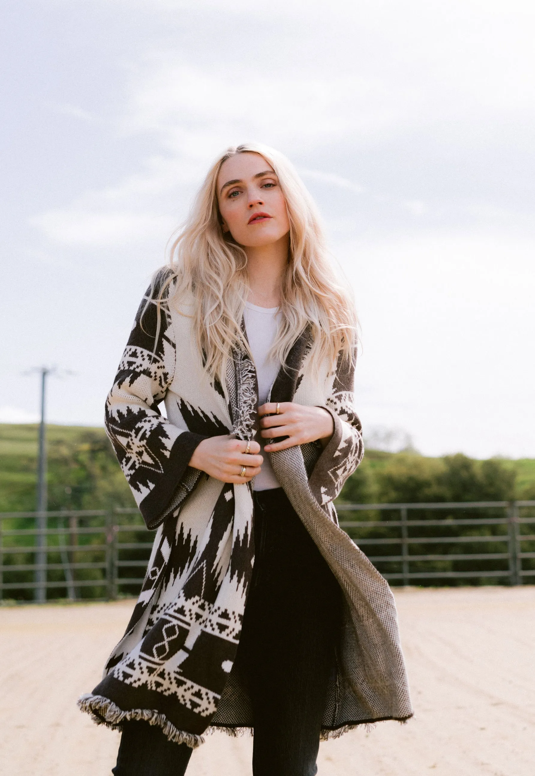 Aztec Robe Cardigan Wrap