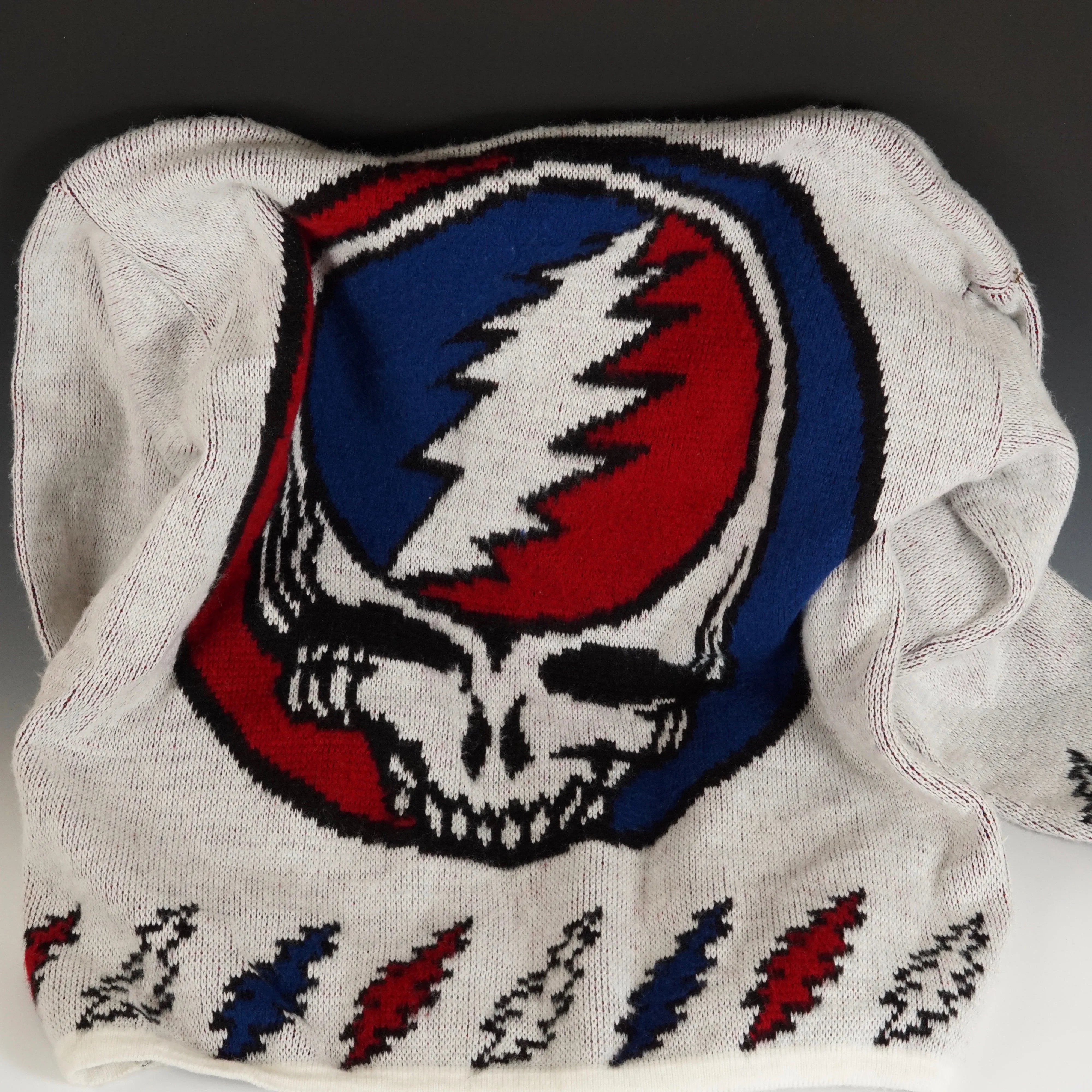 Baby Alpaca Wool Hoodie - Red, White & Blue - Stealy