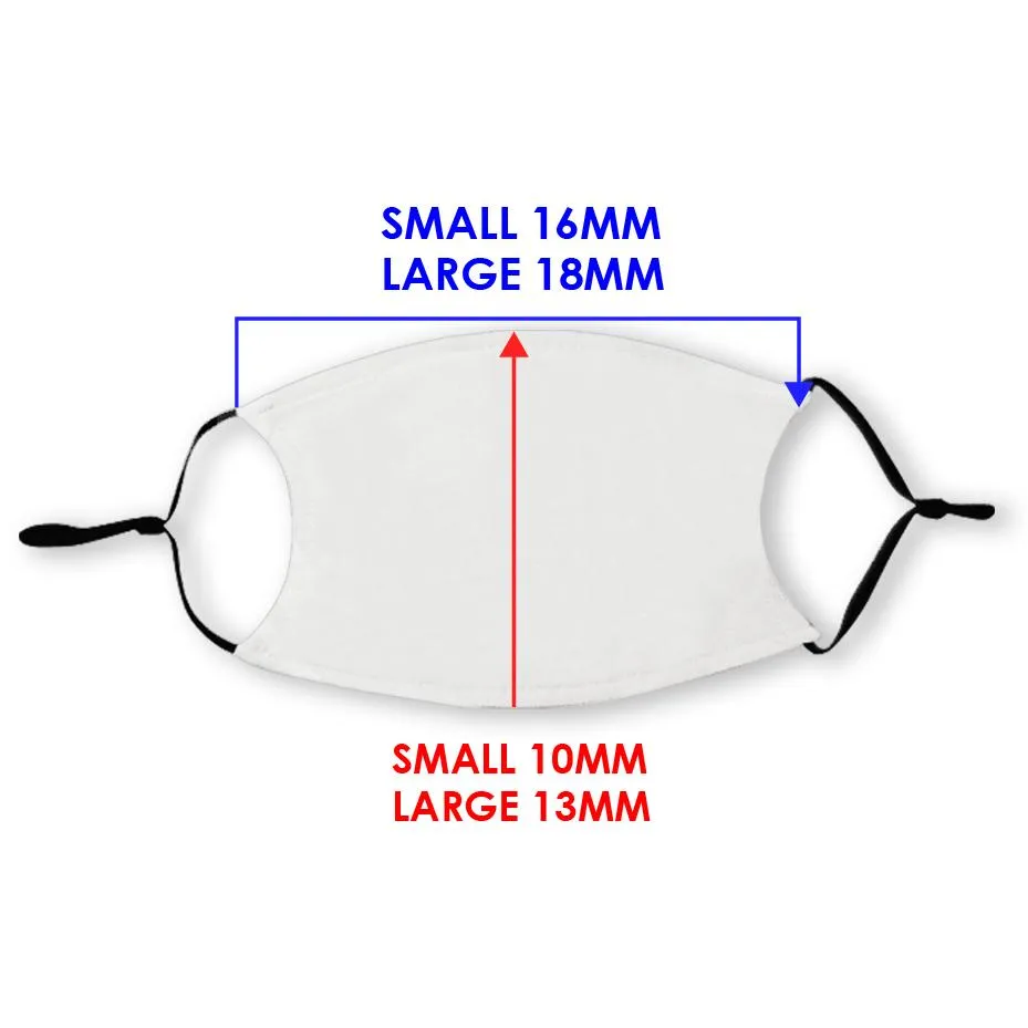BAD & BOUJEE WHITE ADJUSTABLE FACE MASK with Filter - KIDS & ADULTS