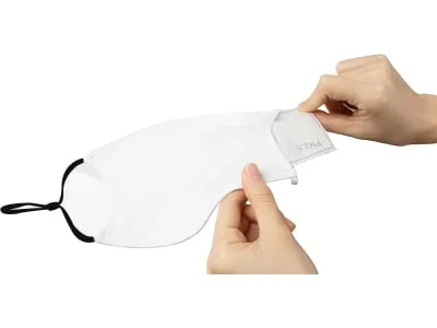 BAD & BOUJEE WHITE ADJUSTABLE FACE MASK with Filter - KIDS & ADULTS