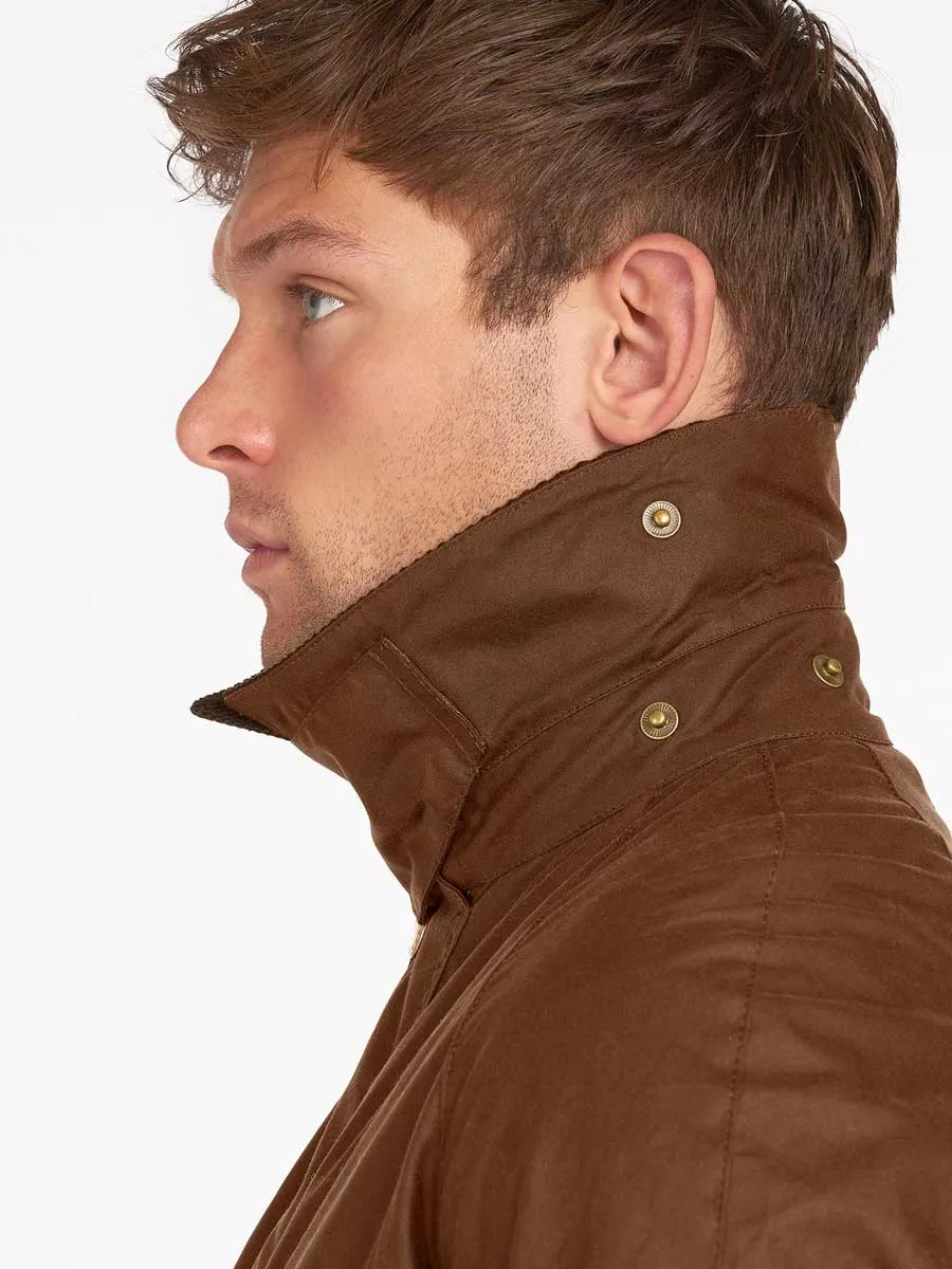 BARBOUR Ashby Wax Jacket - Mens - Bark