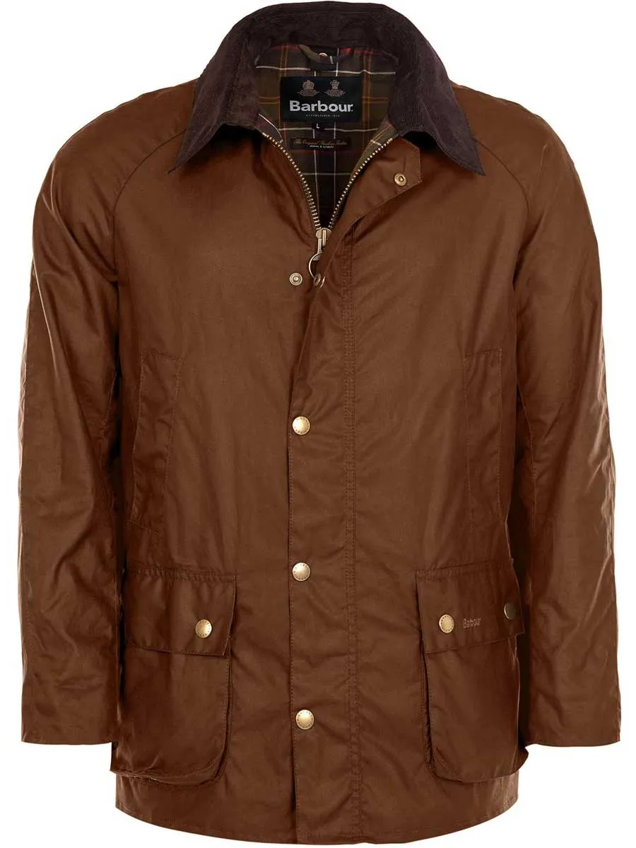 BARBOUR Ashby Wax Jacket - Mens - Bark