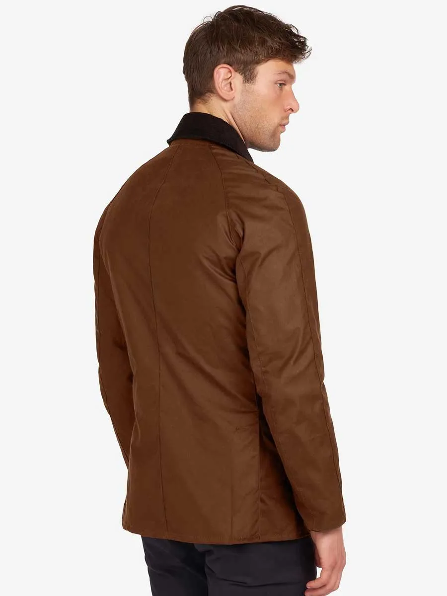 BARBOUR Ashby Wax Jacket - Mens - Bark