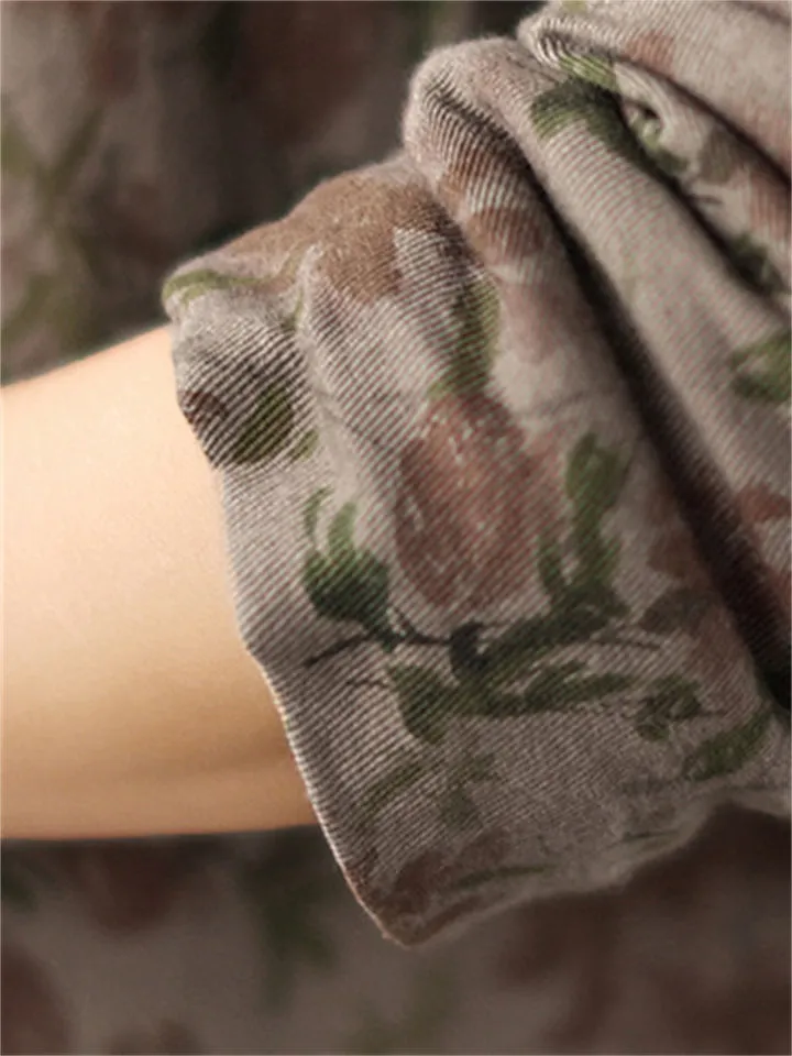 Beautiful Retro Short Floral Jackets for Women
