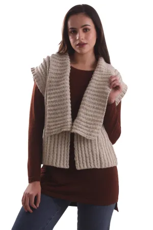 Beige Chunky Cardigan