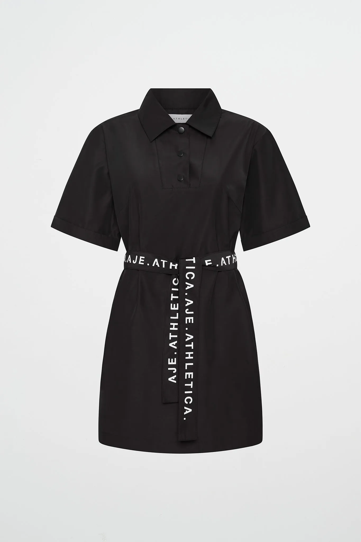 Belted Spray Mini Dress 815