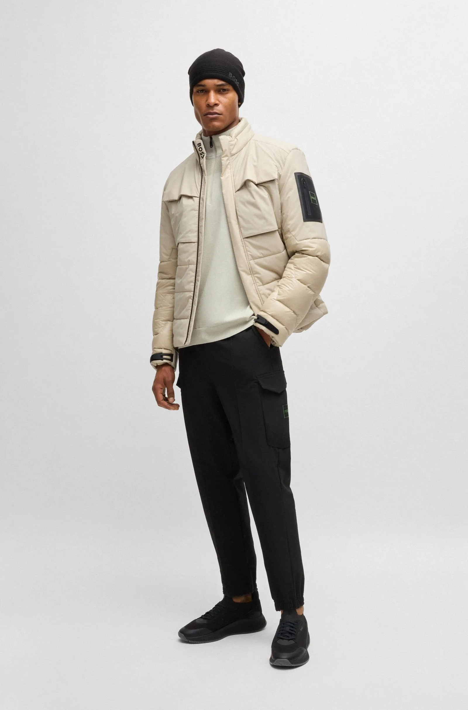 BOSS Sweaters Regular Fit in Polyester Mix - MOMENTUM-X_QZ 10252233 01-50498560
