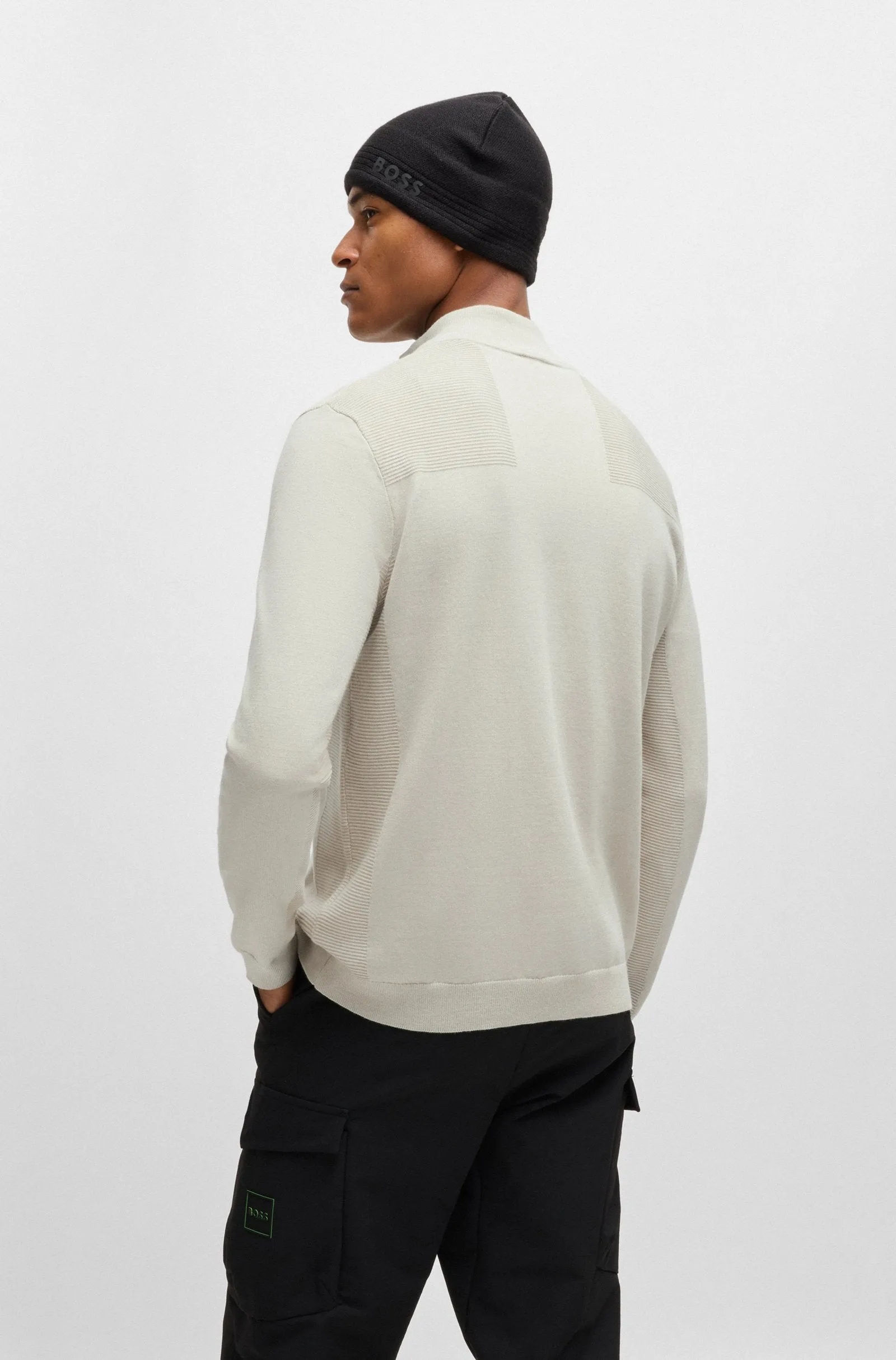 BOSS Sweaters Regular Fit in Polyester Mix - MOMENTUM-X_QZ 10252233 01-50498560