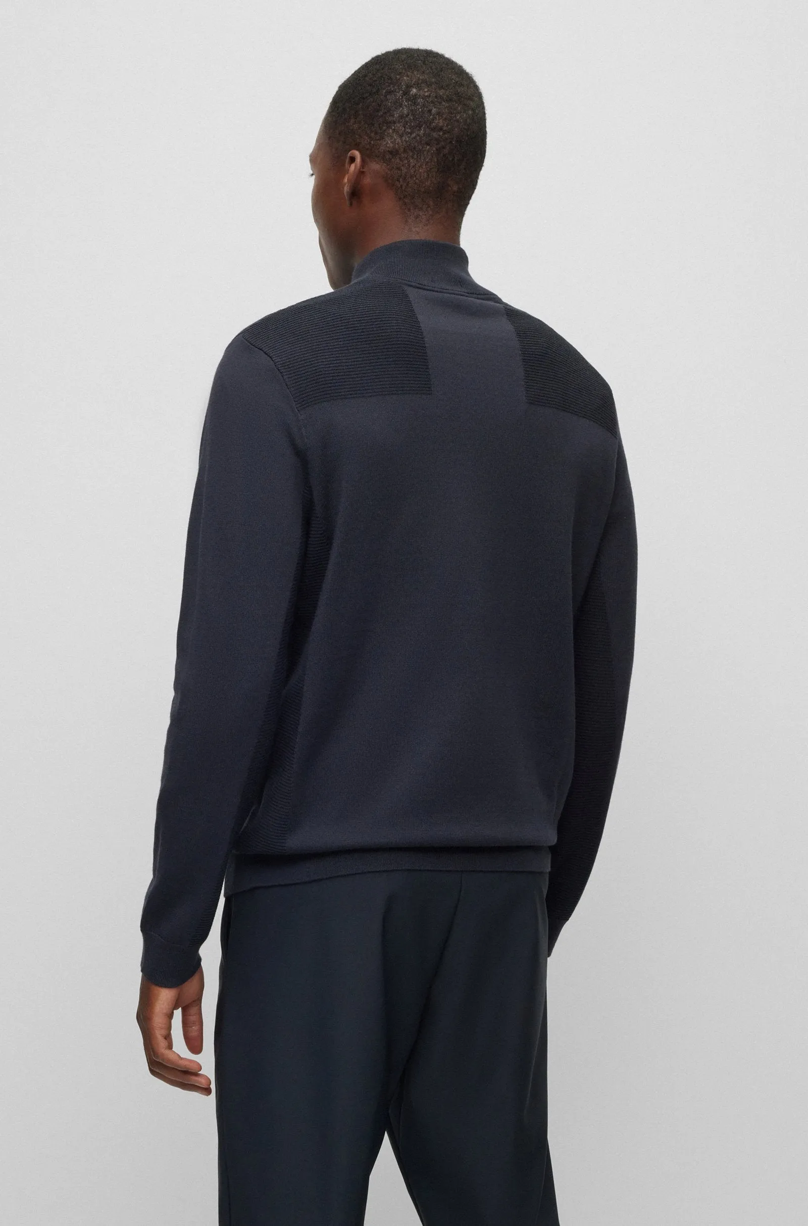 BOSS Sweaters Regular Fit in Polyester Mix - MOMENTUM-X_QZ 10252233 01-50498560
