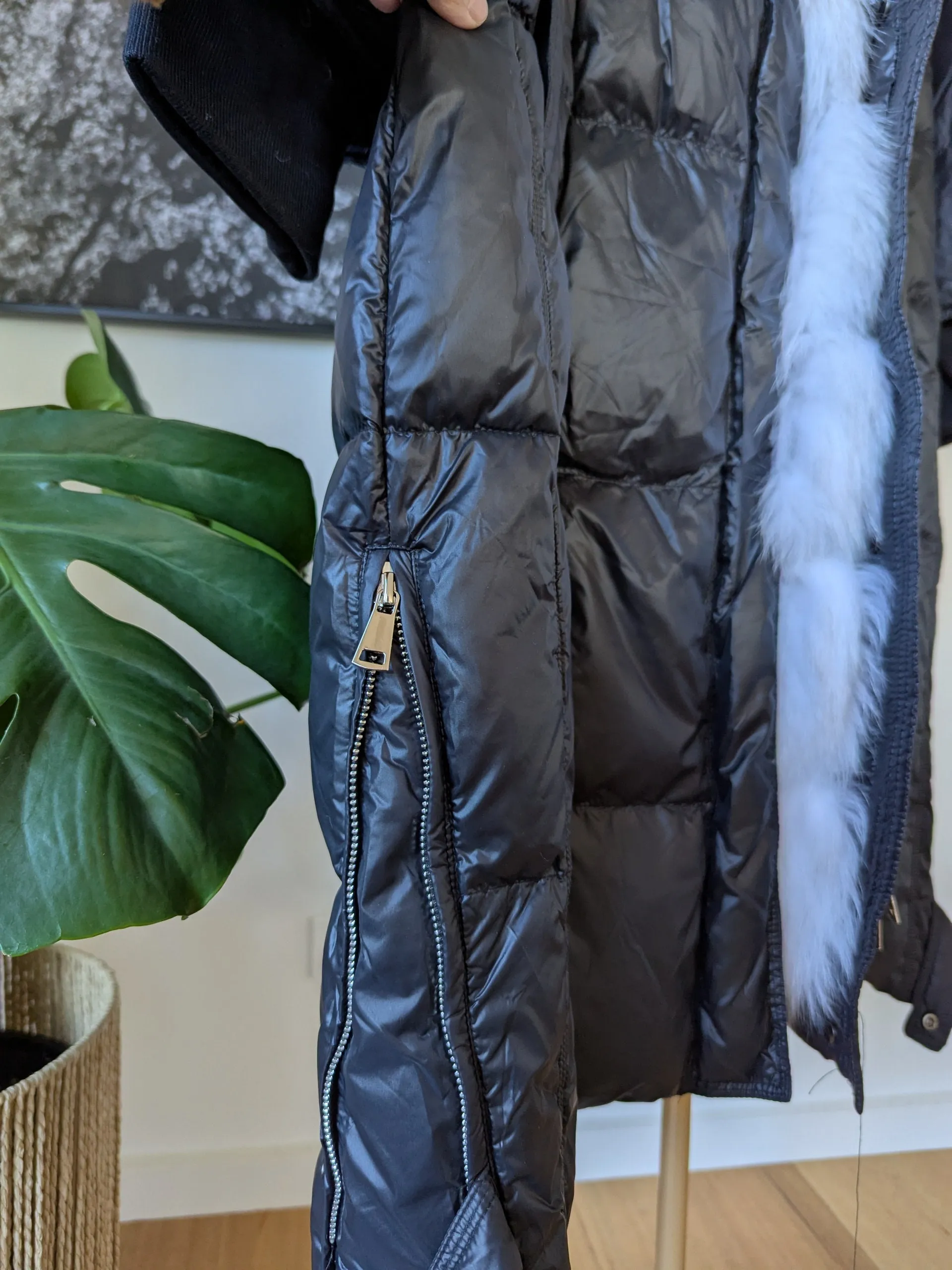 Brand New Goose Down Jacket Size 8-12 FREE SHIPPING 119 Black