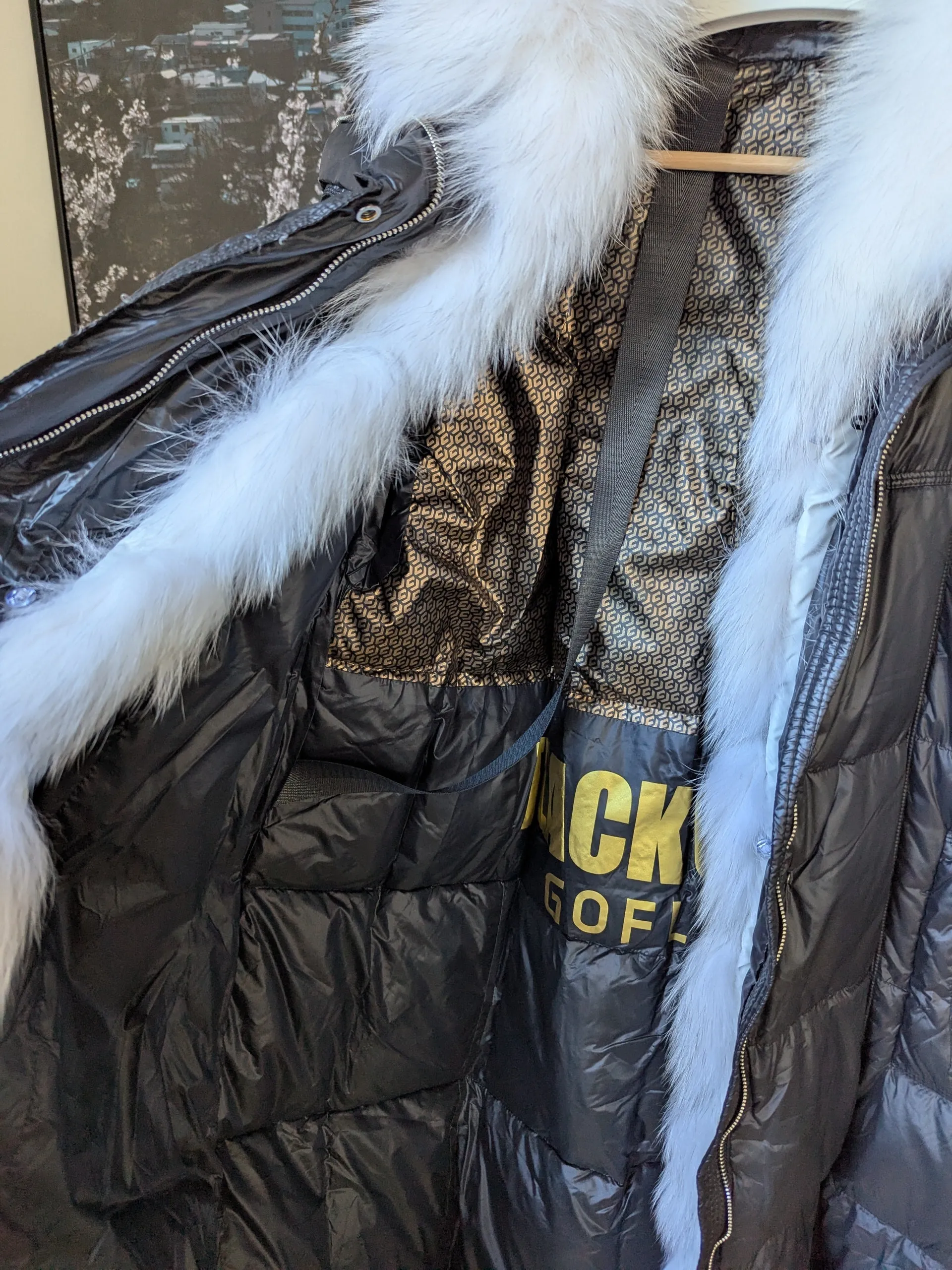 Brand New Goose Down Jacket Size 8-12 FREE SHIPPING 119 Black