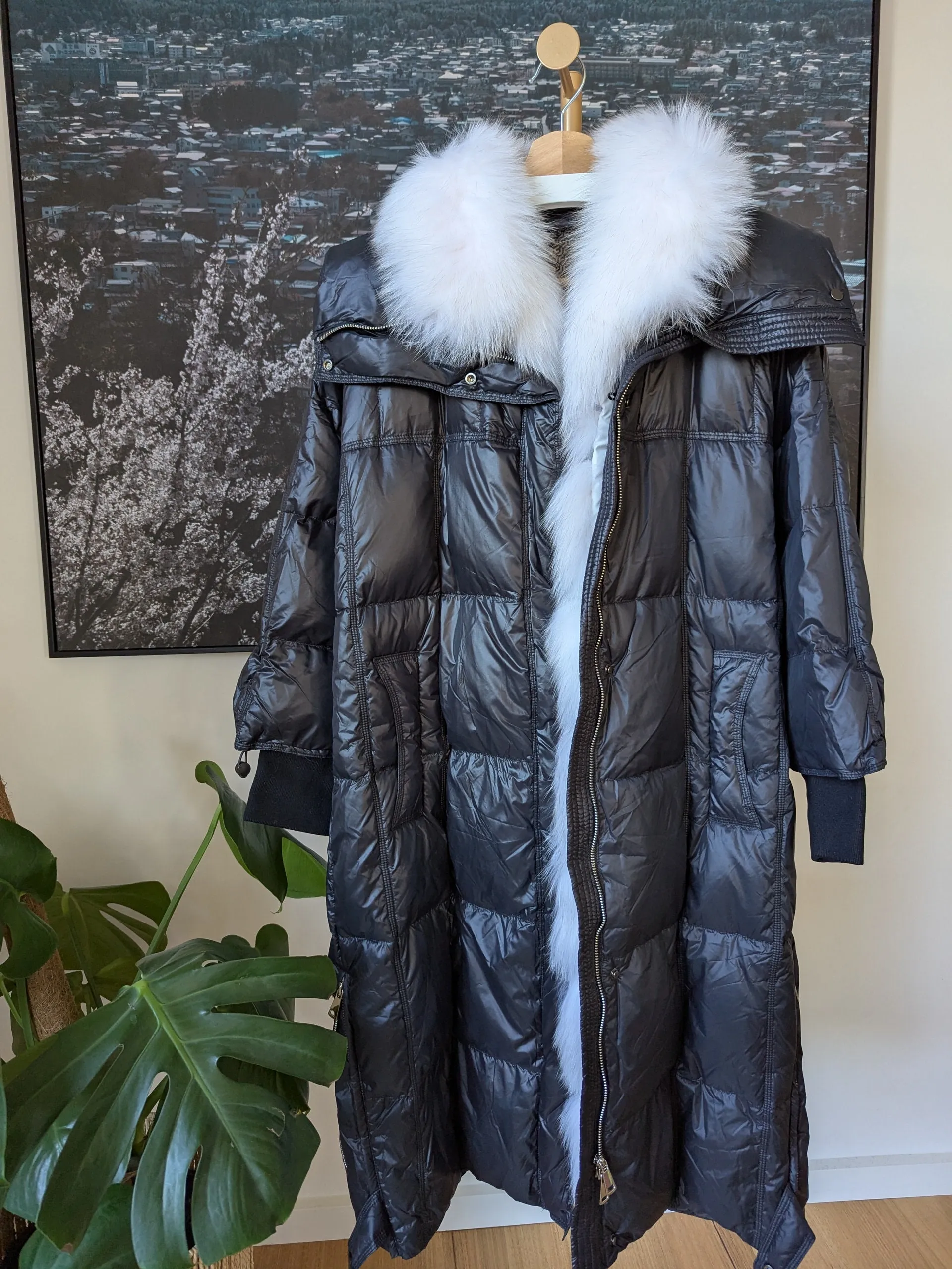 Brand New Goose Down Jacket Size 8-12 FREE SHIPPING 119 Black
