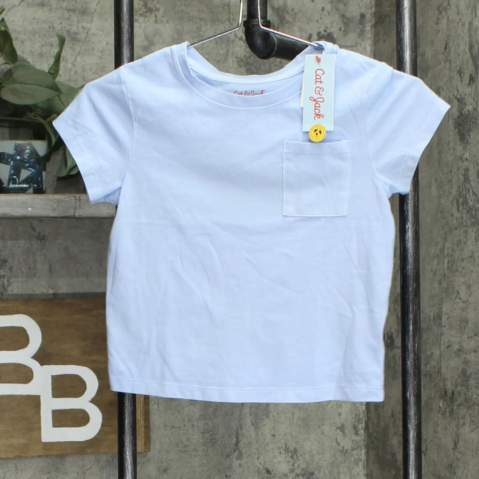 Cat & Jack Girls' Washed Knit Short Sleeve T-Shirt Tee