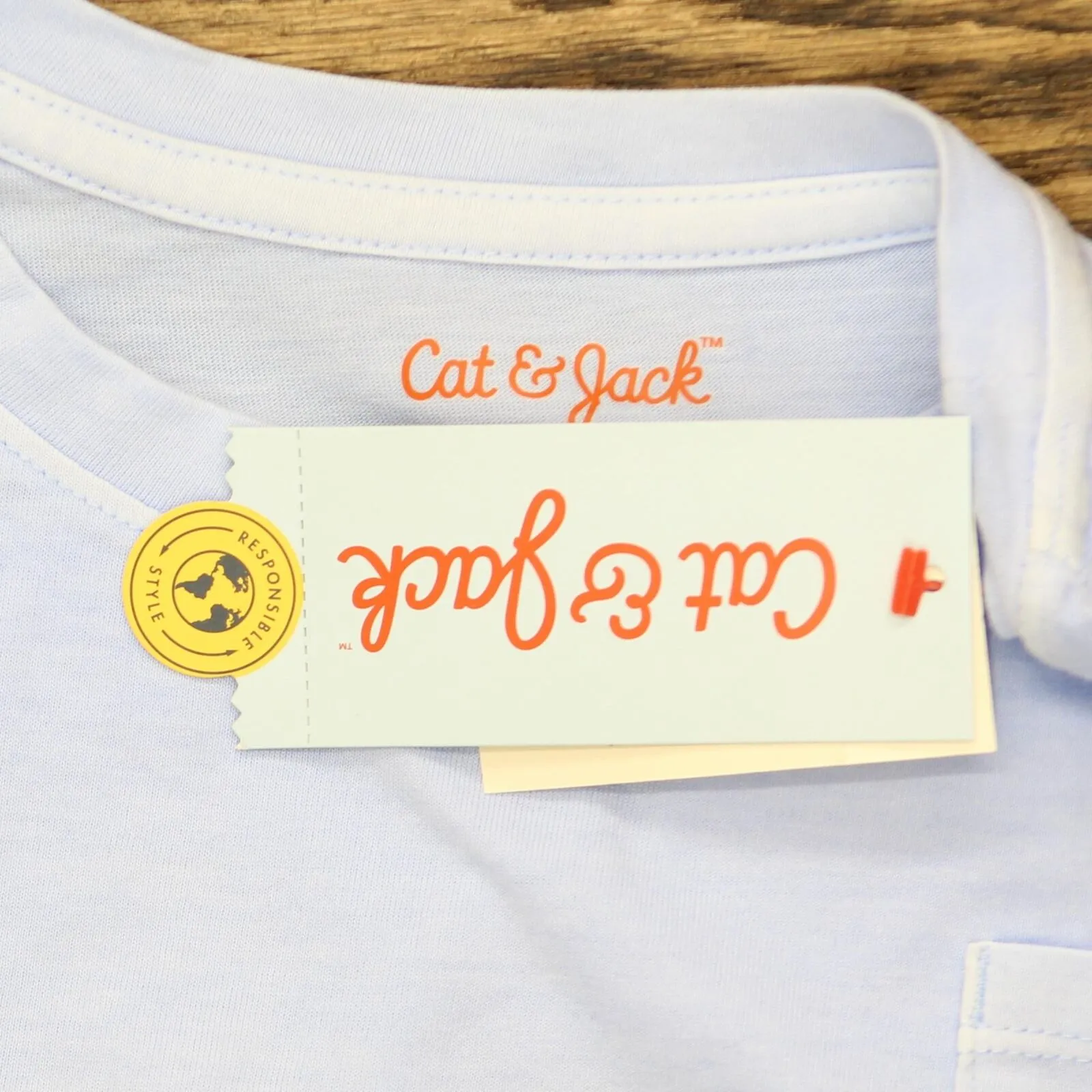 Cat & Jack Girls' Washed Knit Short Sleeve T-Shirt Tee