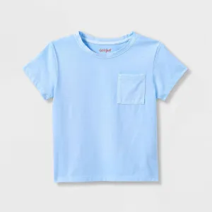 Cat & Jack Girls' Washed Knit Short Sleeve T-Shirt Tee