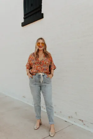 cece button down top