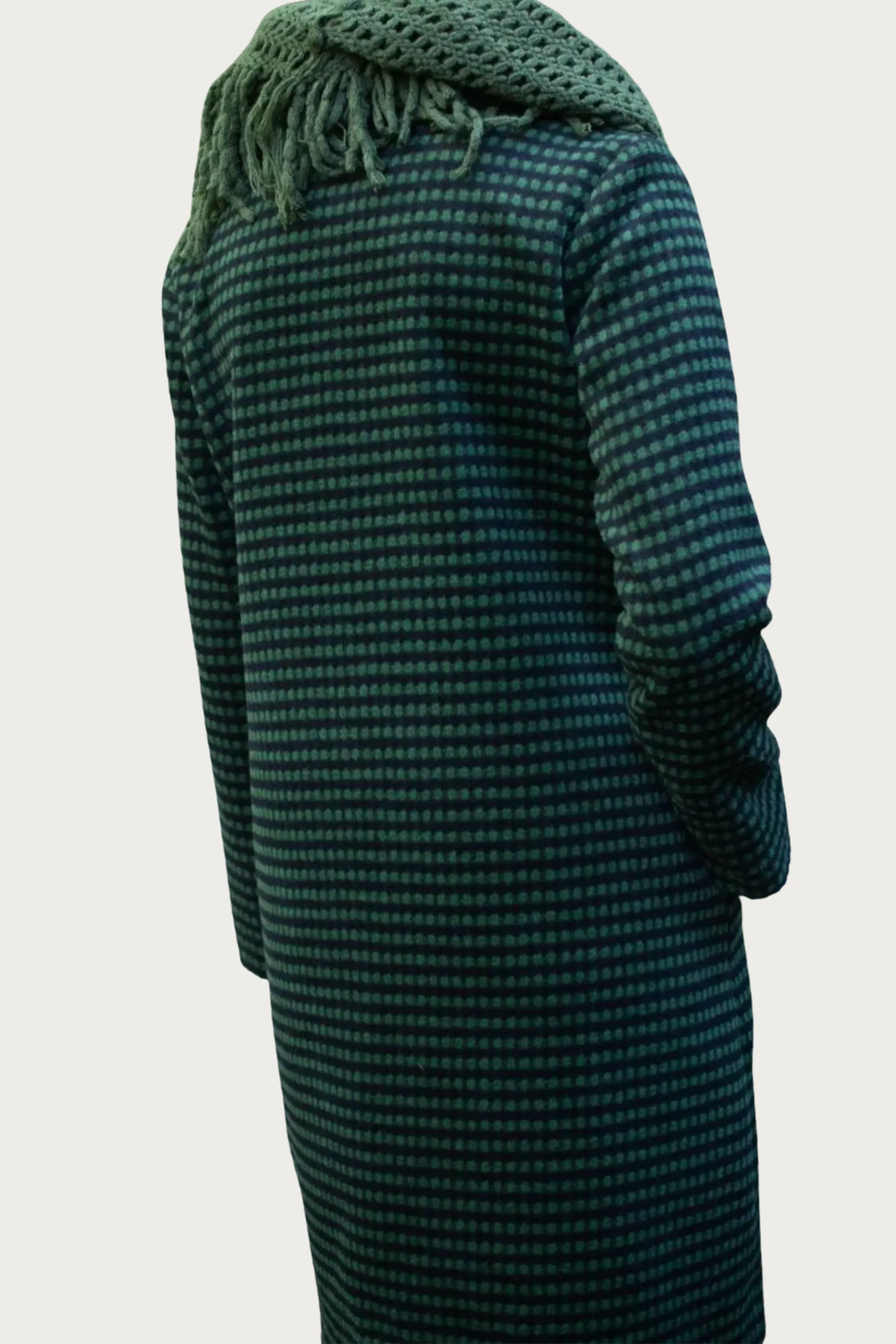 CHESTER CHECKED DOUBLE-BREASTED COAT