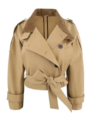 Citizens of Humanity Kiernen Chopped Barn Jacket in British Tan