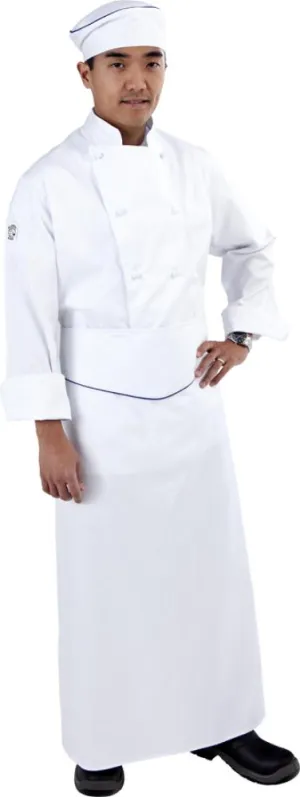 Classic (100% Cotton) White Long Sleeve Chef Jacket