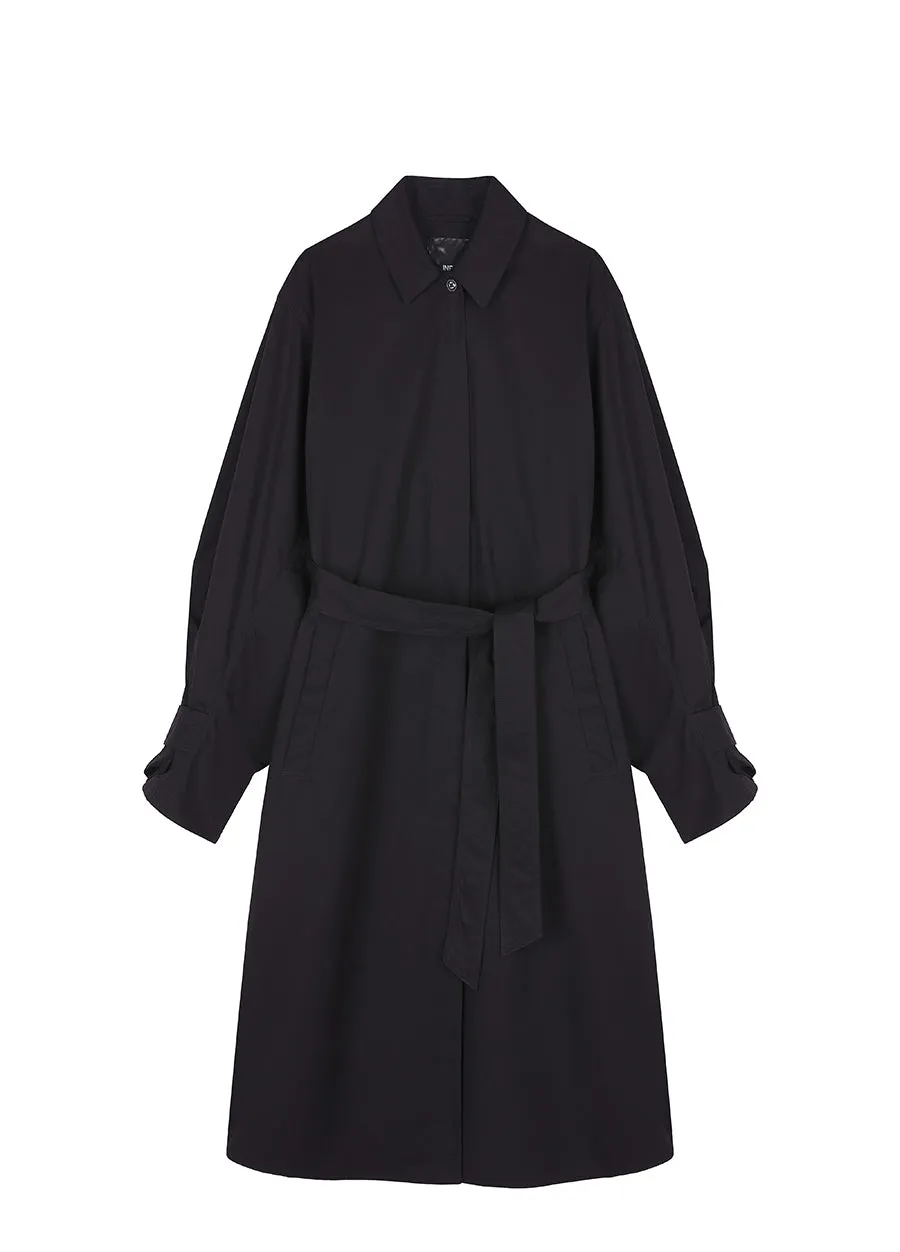 Coat / JNBY Cotton Trench Coat