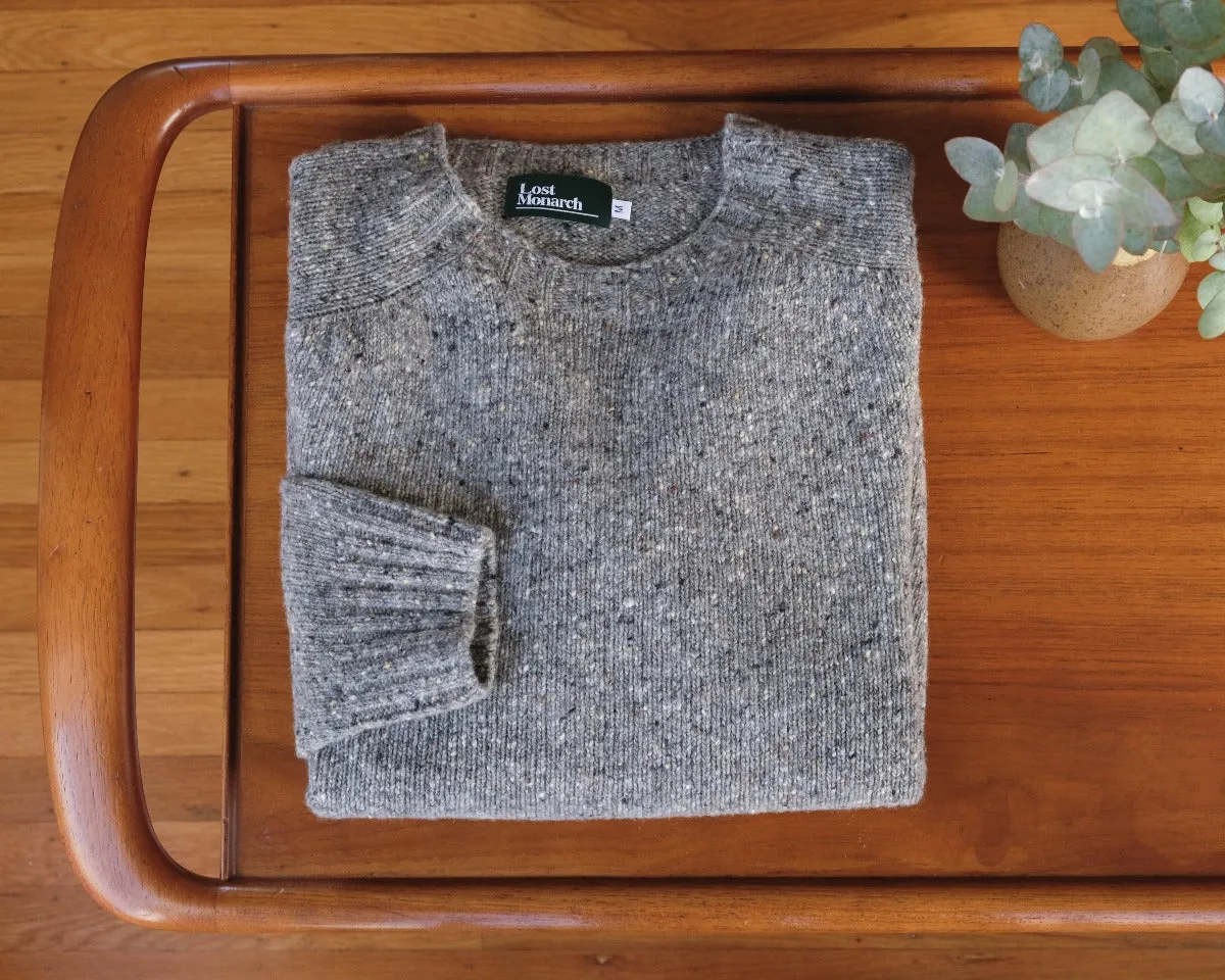 Donegal Sweater in Granite