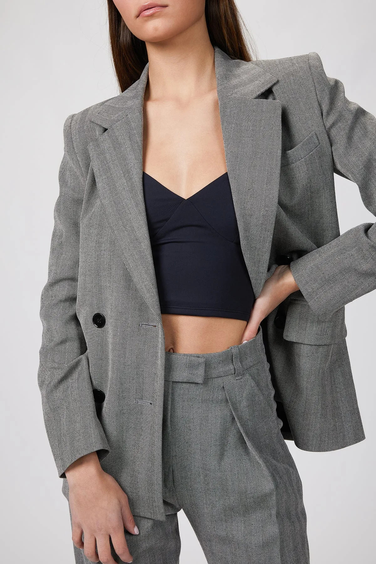 DOUBLE-BREASTED BLAZER