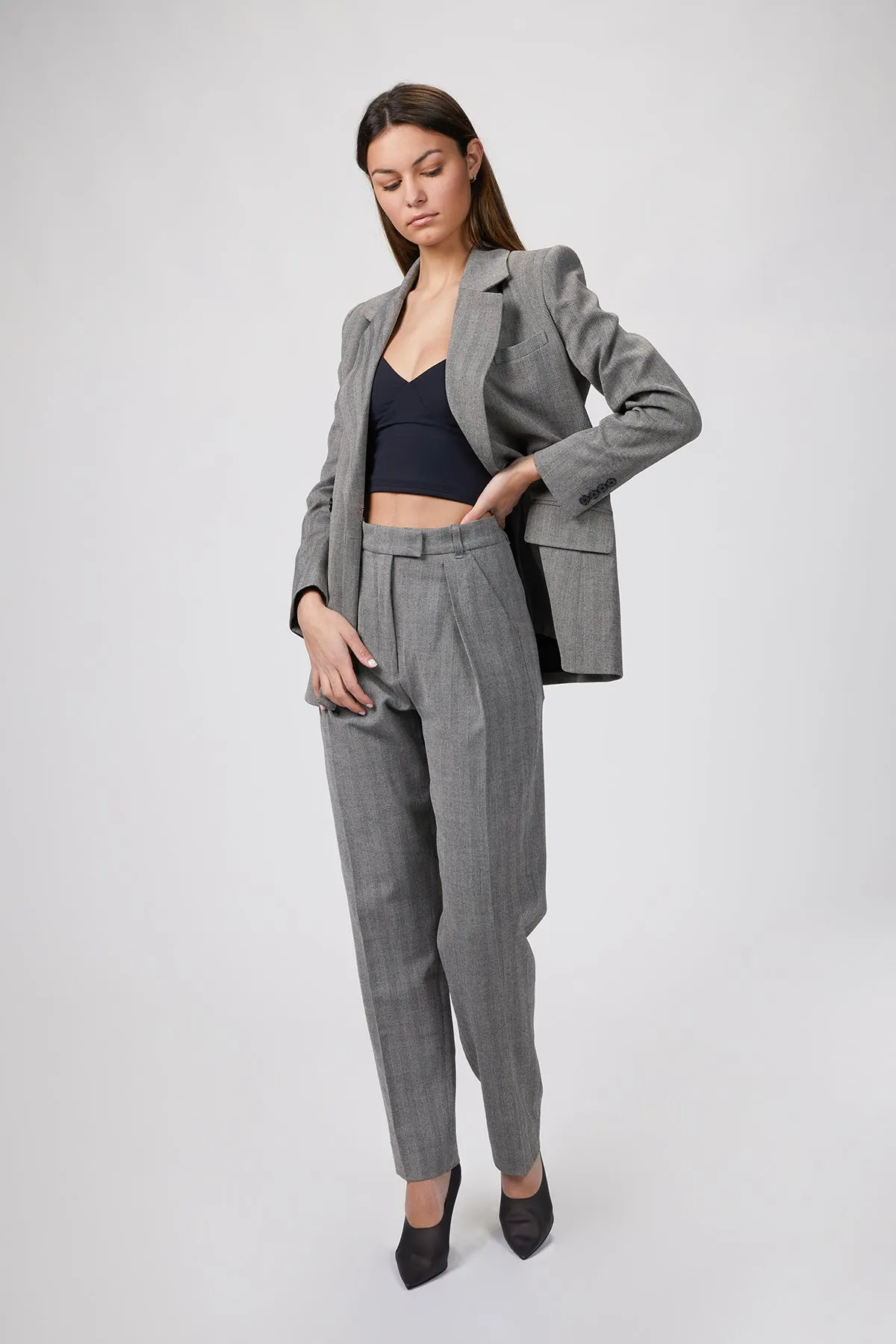 DOUBLE-BREASTED BLAZER