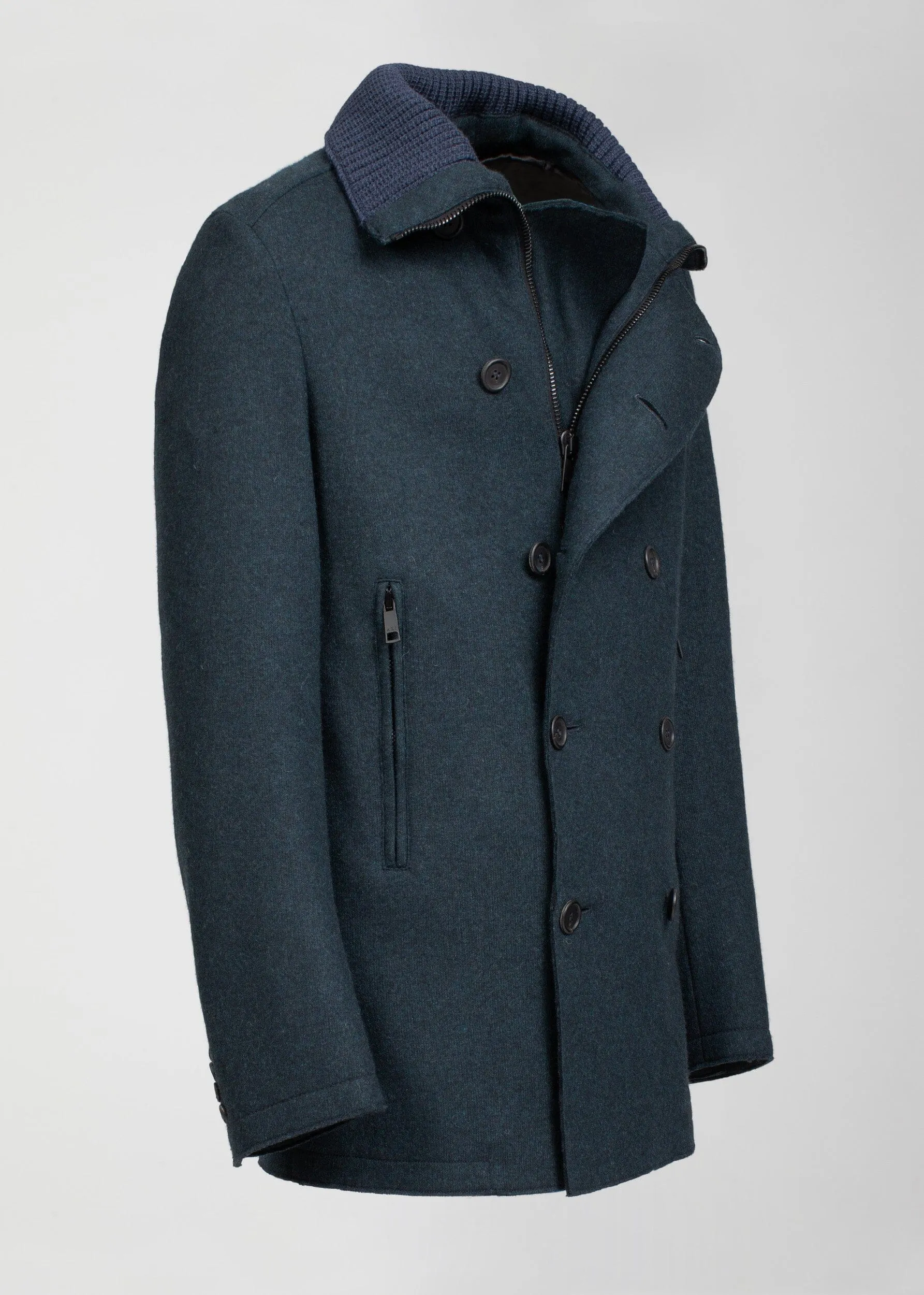 DOUBLE BREASTED PEA COAT
