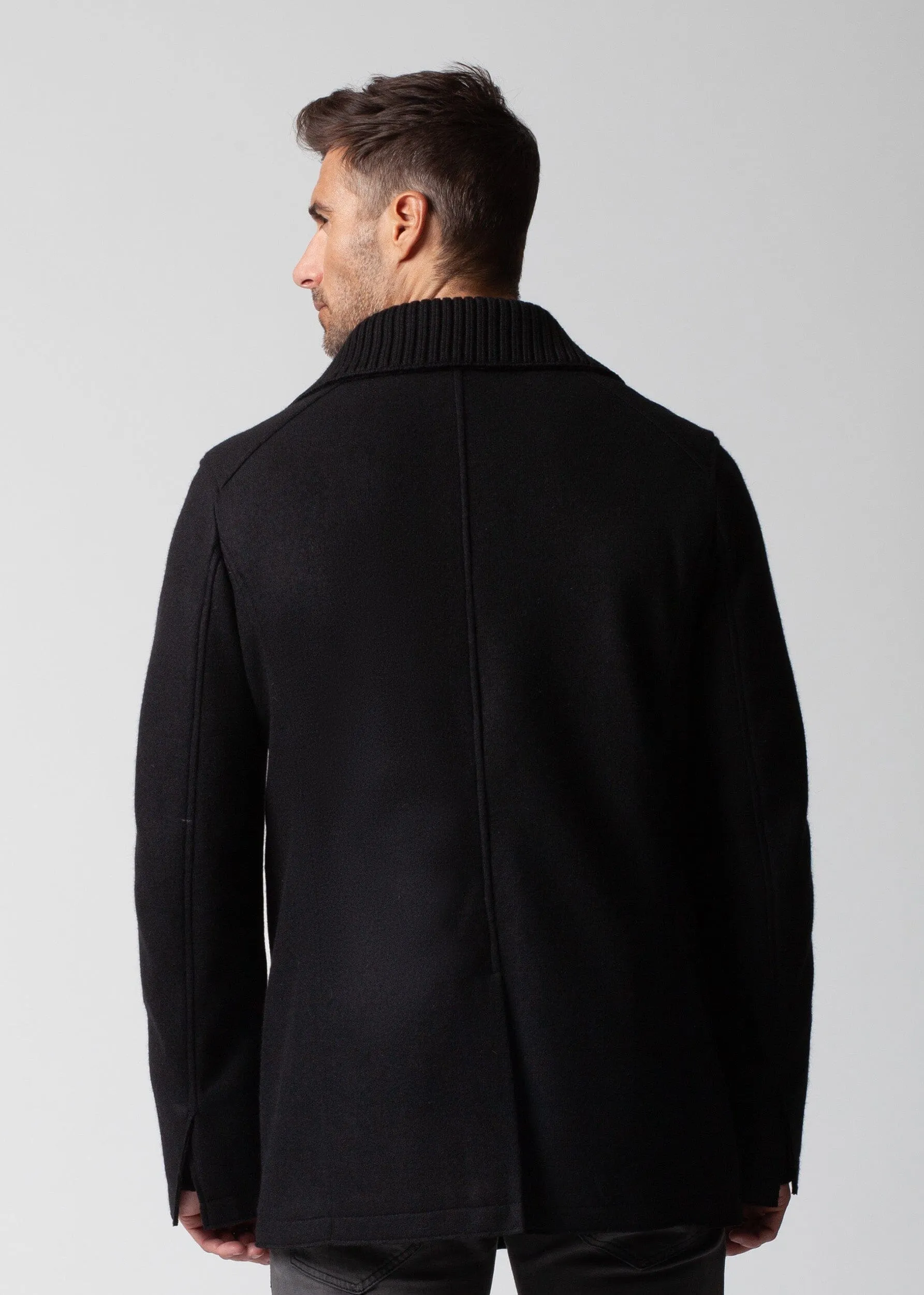 DOUBLE BREASTED PEA COAT
