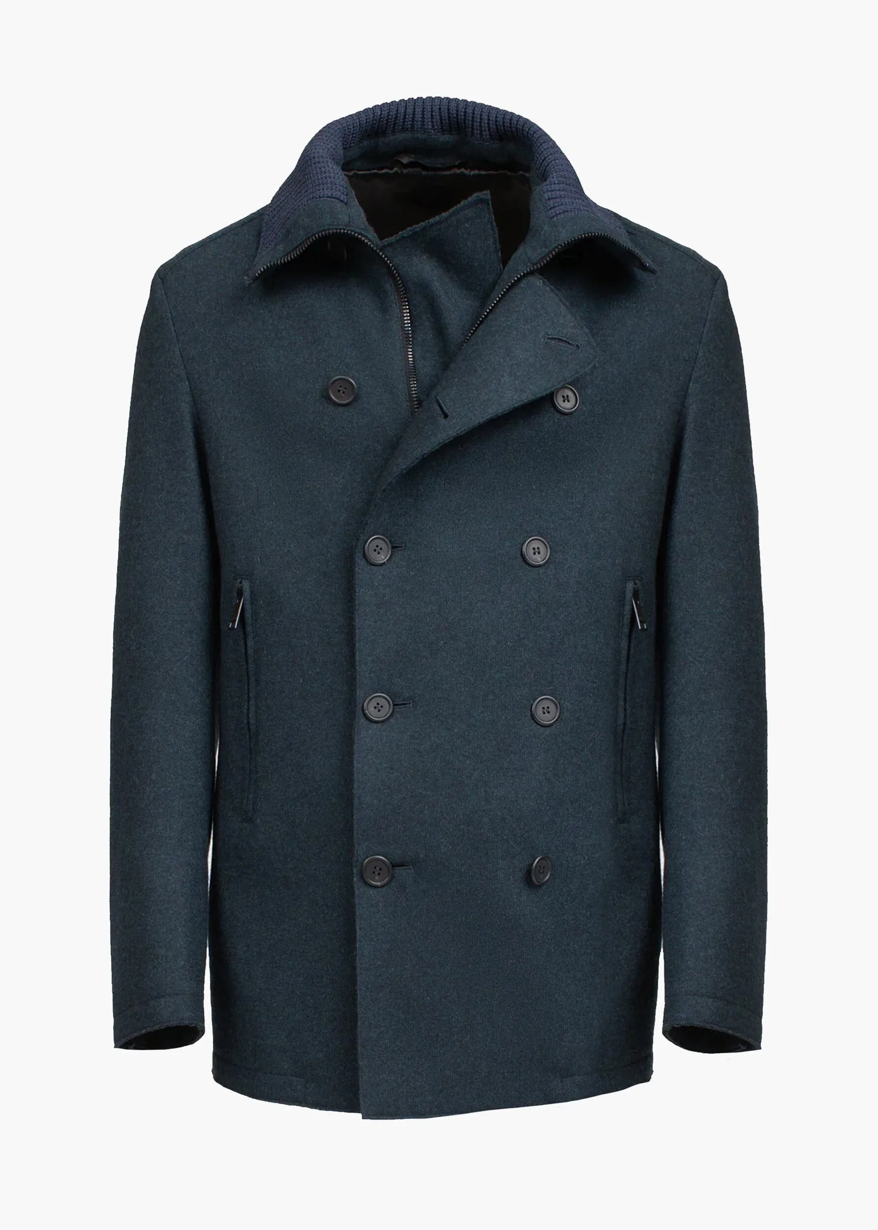 DOUBLE BREASTED PEA COAT