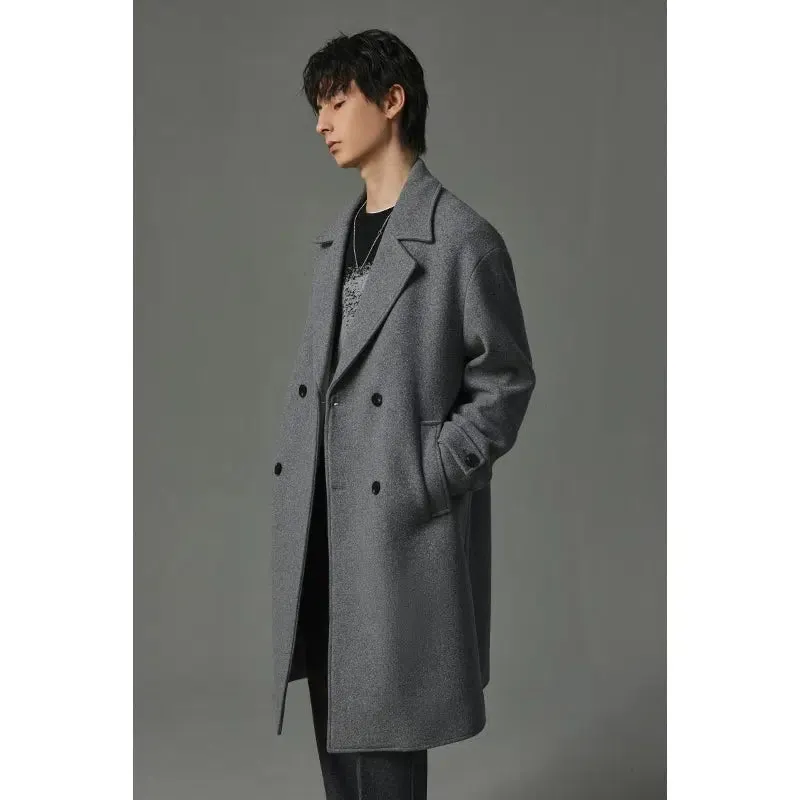 Double-Breasted Wool Coat