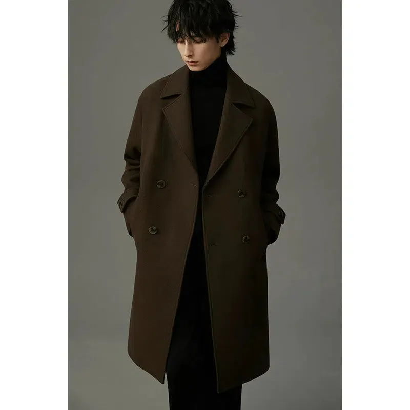Double-Breasted Wool Coat