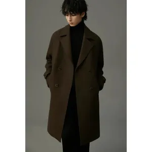 Double-Breasted Wool Coat