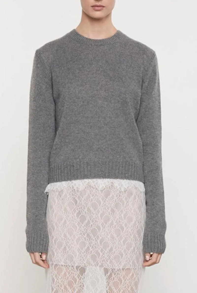 Enza Costa Cashmere Easy Crew Sweater