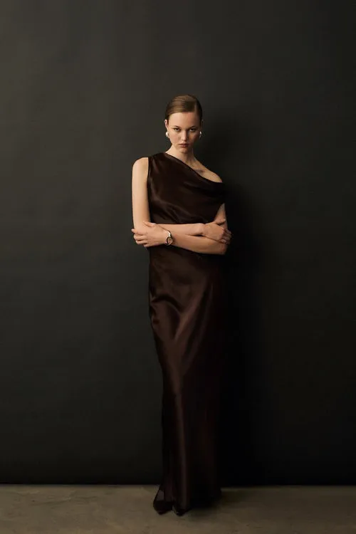 Enza Costa Silk Full Length Skirt